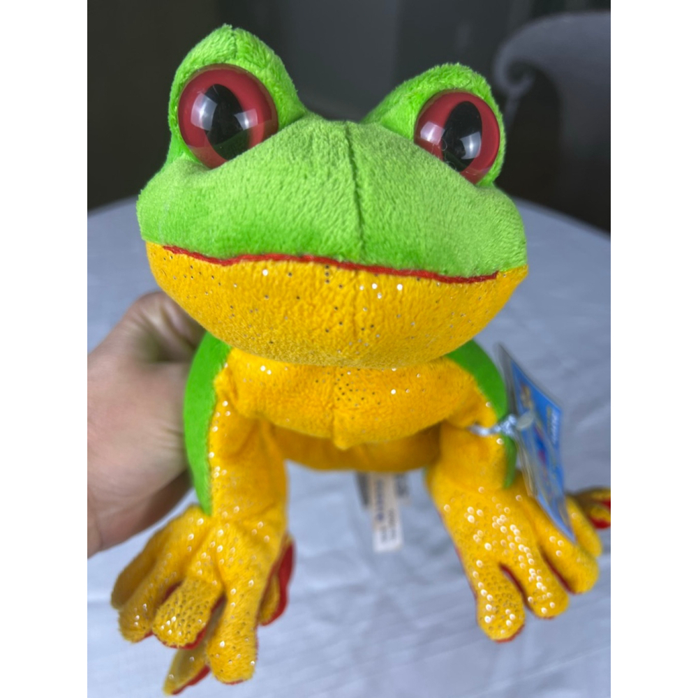 Webkinz Tree Frog Plush Ganz w/ Sealed Code Tag Vintage Stuffed Animal